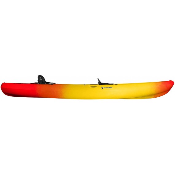 Perception Rambler 13.5 | Sit on Top Tandem Kayak | Recreational Kayak for Two | Storage with Tie Downs | 13' 6