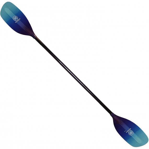 Werner Strike Fiberglass Bent Shaft Whitewater Kayak Paddle-GradientGalaxy-197cm