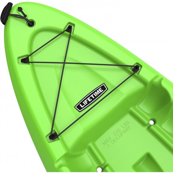 Lifetime Hydros Angler 85 Fishing Kayak (Paddle Included), Lime Green, 101 Inches