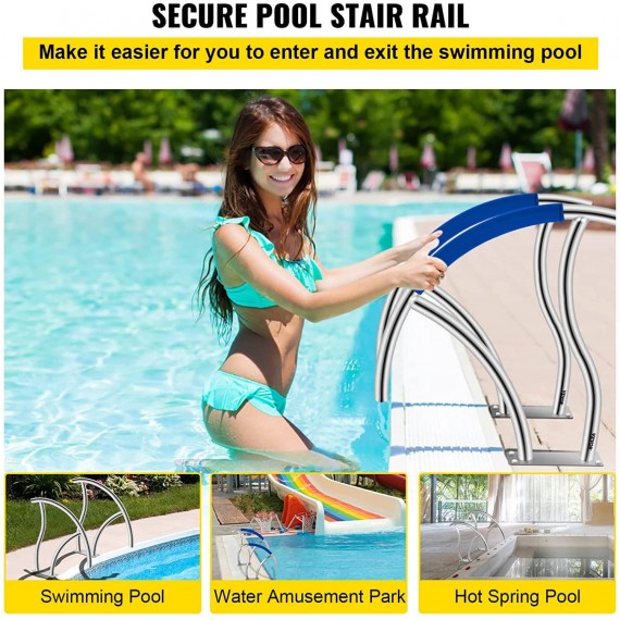 Pool Handrail, 2Pack 30